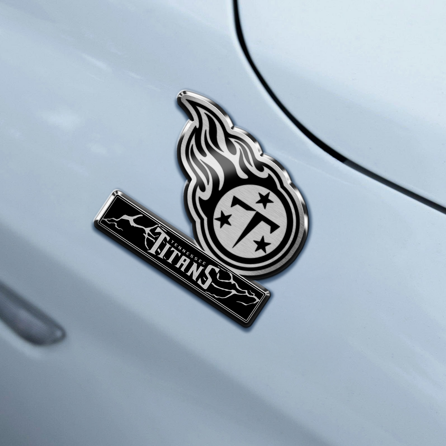 TT V2 Premium 3D Car Name Badge DDT CTND