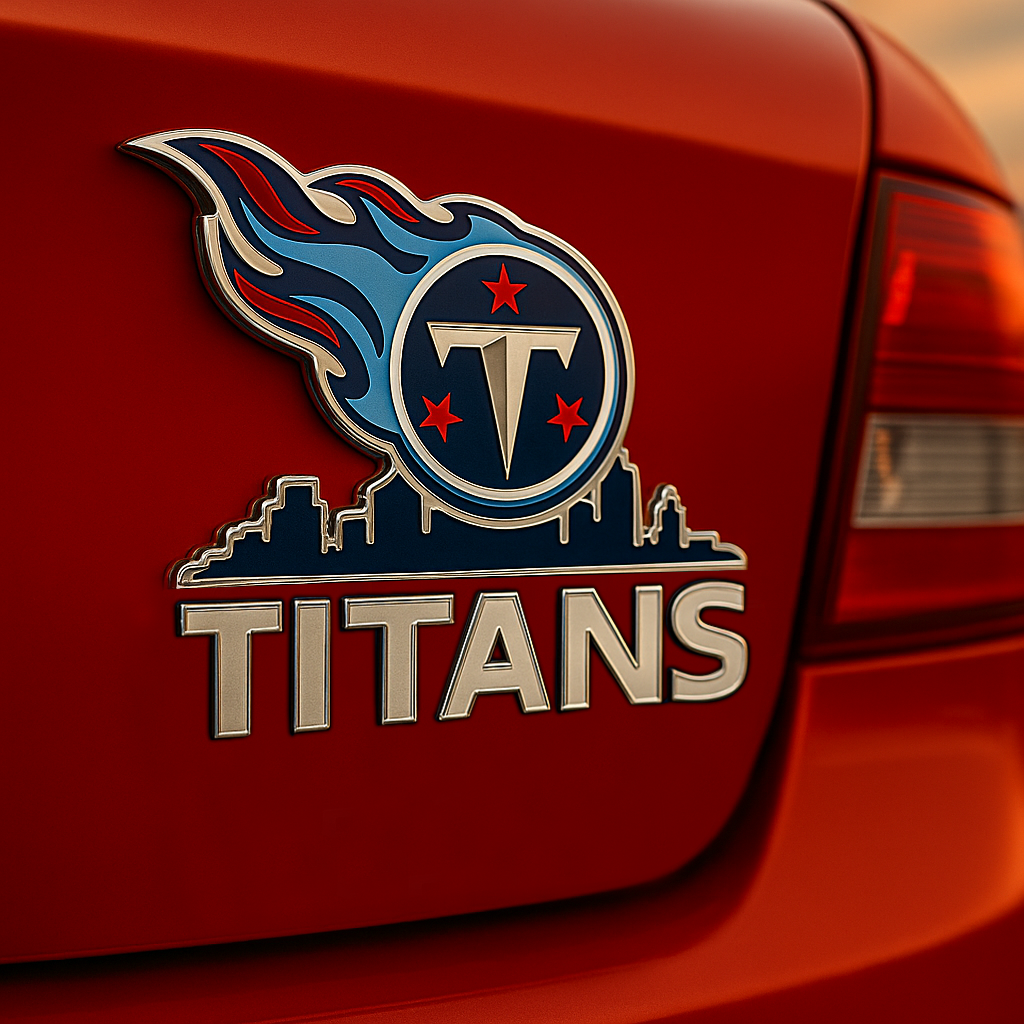 TT V2 Premium 3D Car Name Badge DDT TTV