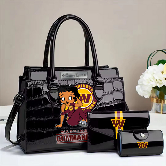 WAS Embossed three-piece handbag set DatND DVT