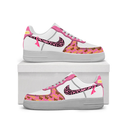 WAS Man Low Top Shoes x Breast Cancer Awareness DatND DVT