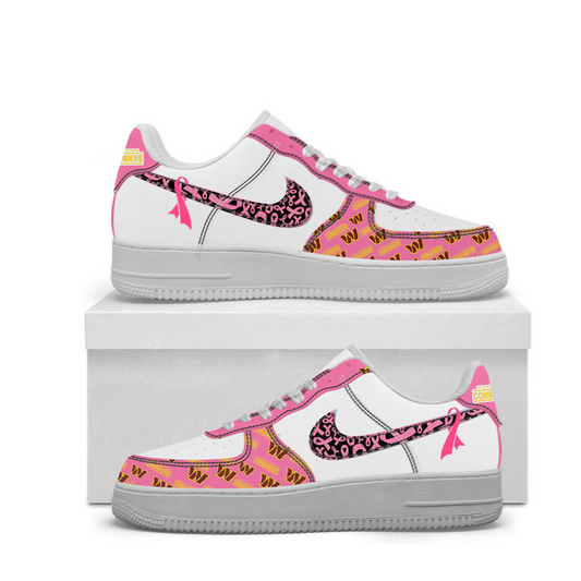WAS Man Low Top Shoes x Breast Cancer Awareness DatND DVT