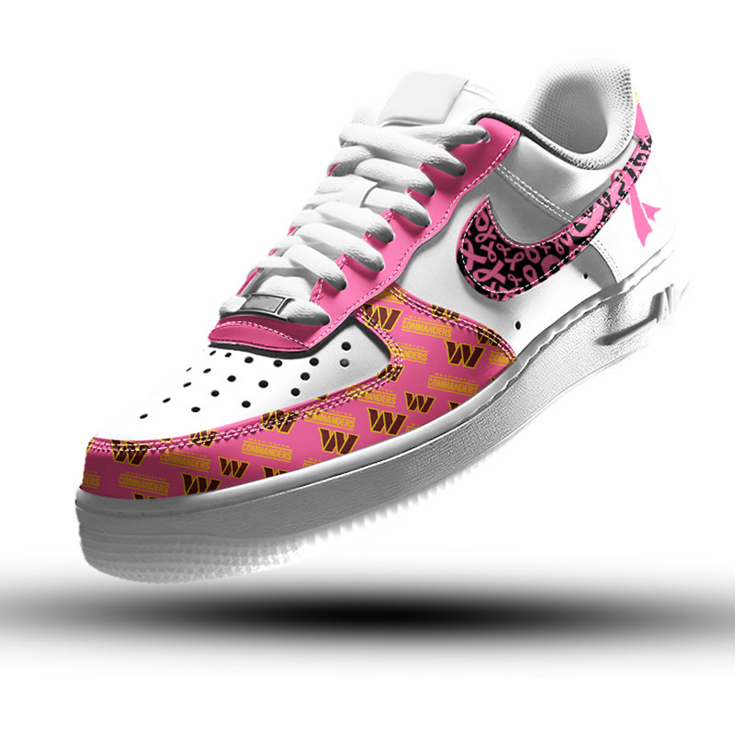 WAS Man Low Top Shoes x Breast Cancer Awareness DatND DVT