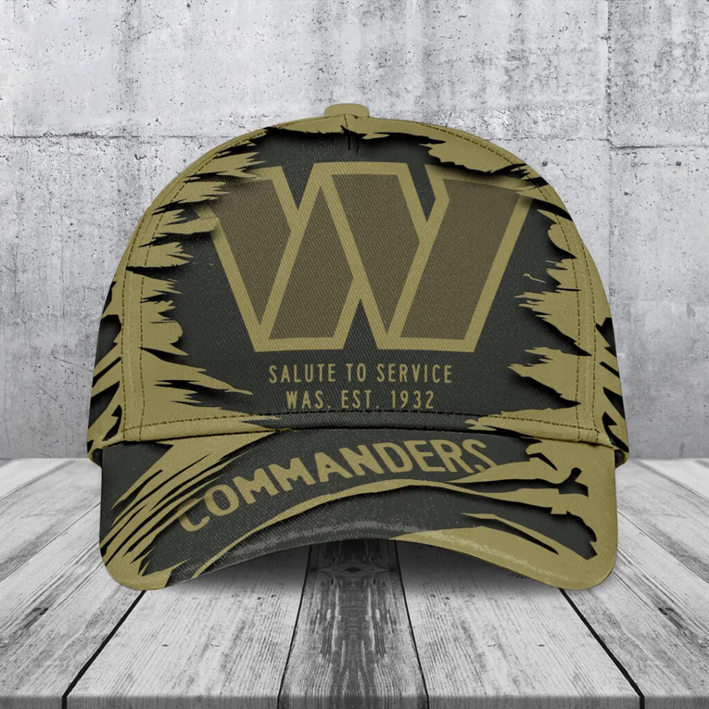 WAS x NFL 2025 Salute to Service Classic Cap DATND TANTD