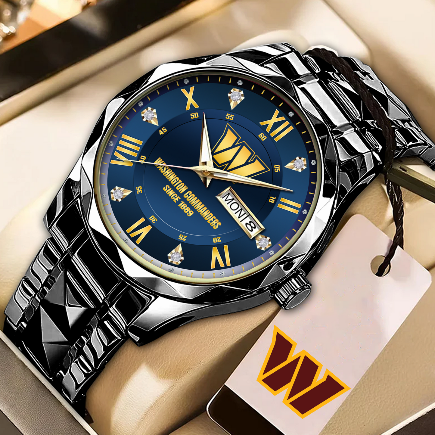WAS x NFL Alloy Luxury Quartz Watch DATND TANTD