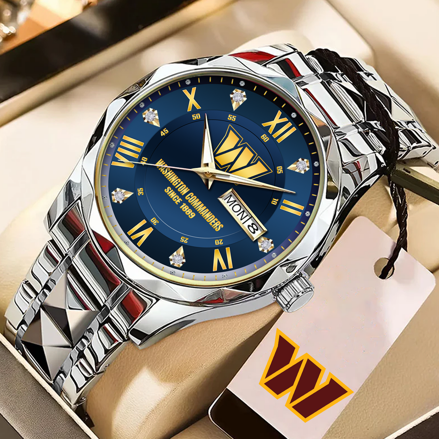 WAS x NFL Alloy Luxury Quartz Watch DATND TANTD