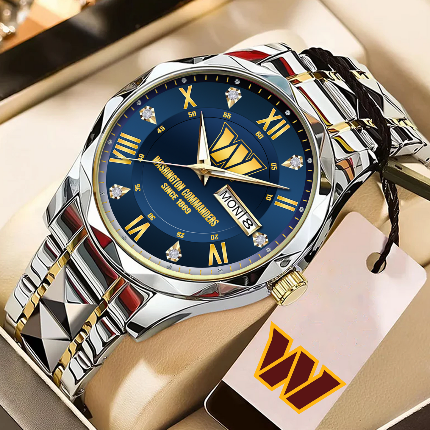 WAS x NFL Alloy Luxury Quartz Watch DATND TANTD