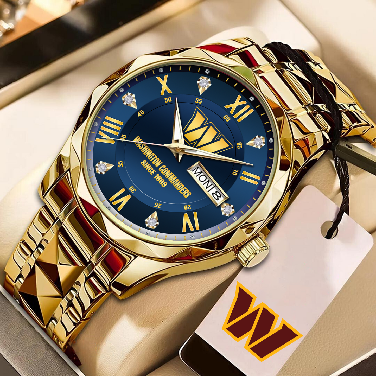 WAS x NFL Alloy Luxury Quartz Watch DATND TANTD