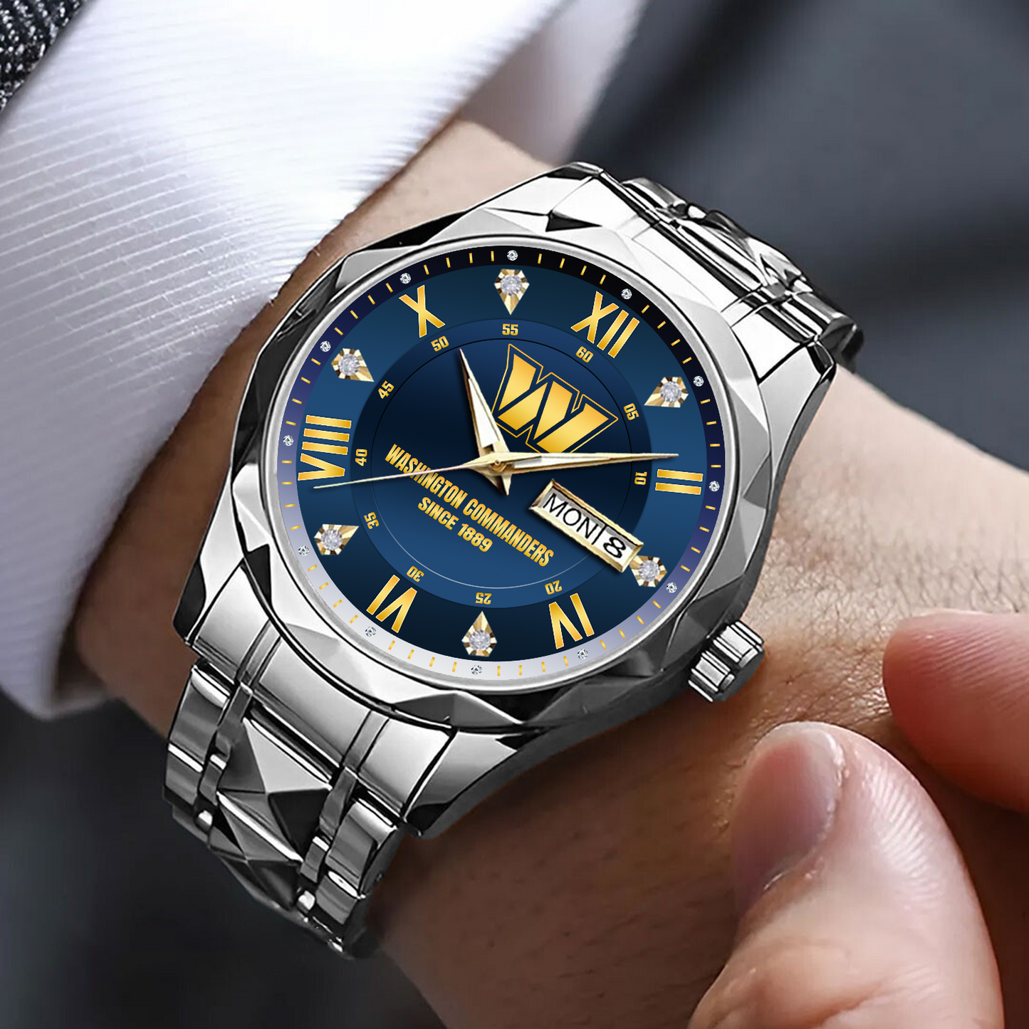 WAS x NFL Alloy Luxury Quartz Watch DATND TANTD