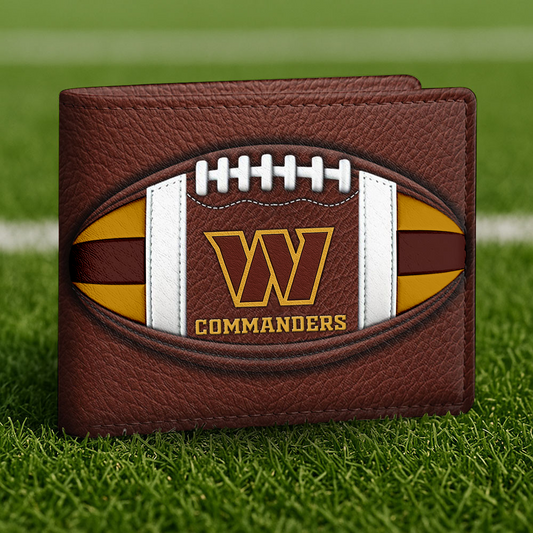 WAS x NFL Football Men Special Brown Wallet DATND TANTD