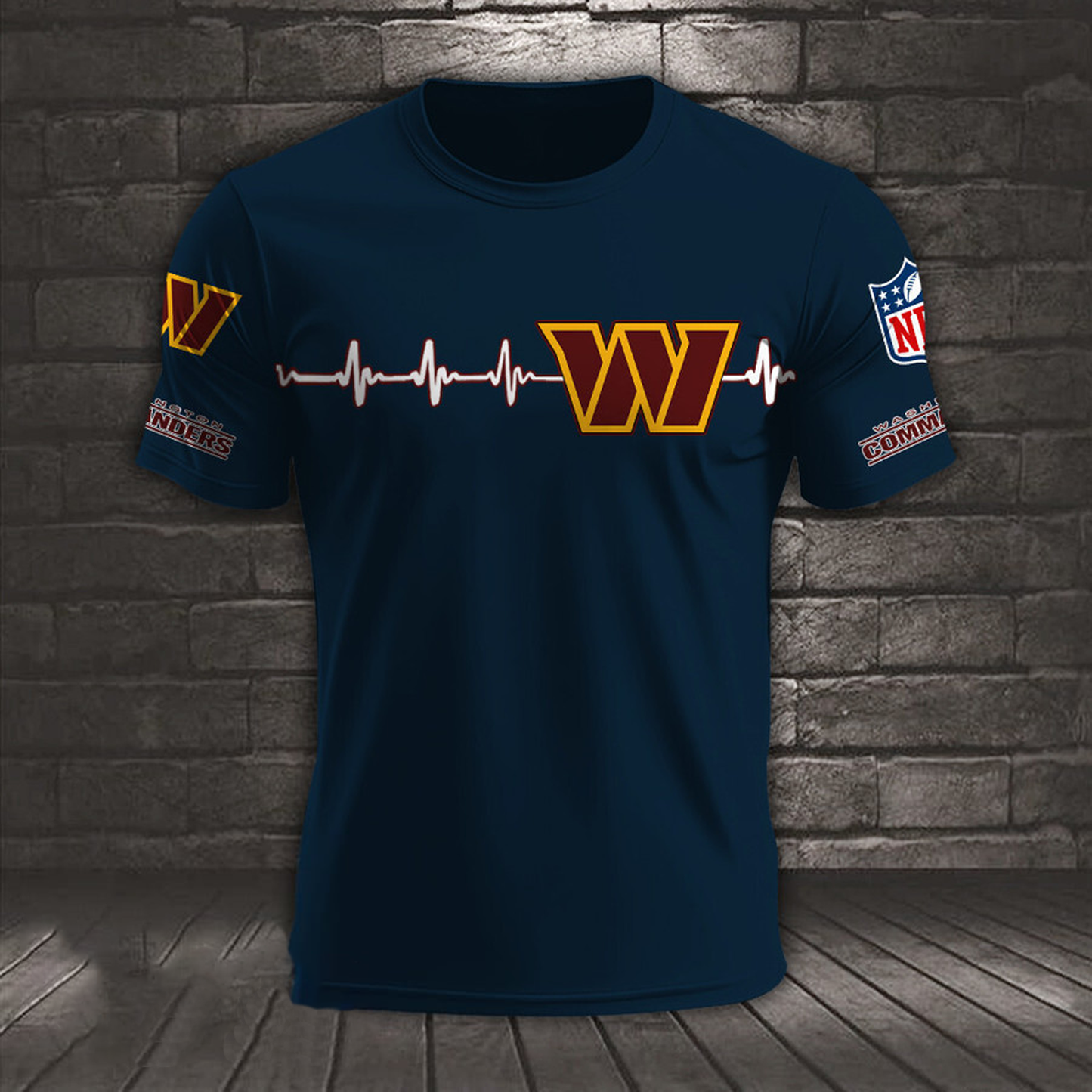 WAS x NFL Heart Rate Map Special 3D Shirt DatND ThuongNH