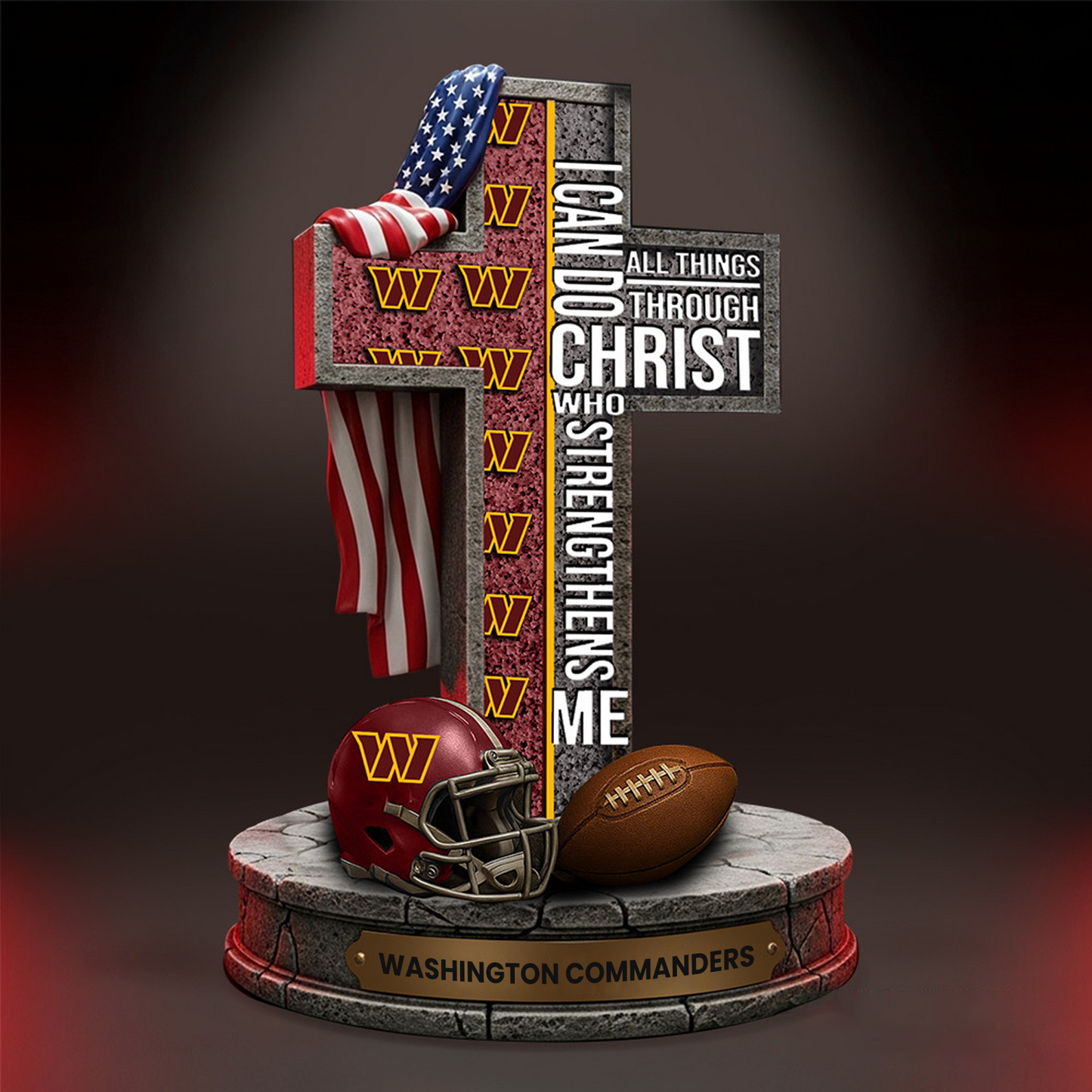 WAS x NFL Premium Acrylic Block DATND TANTD