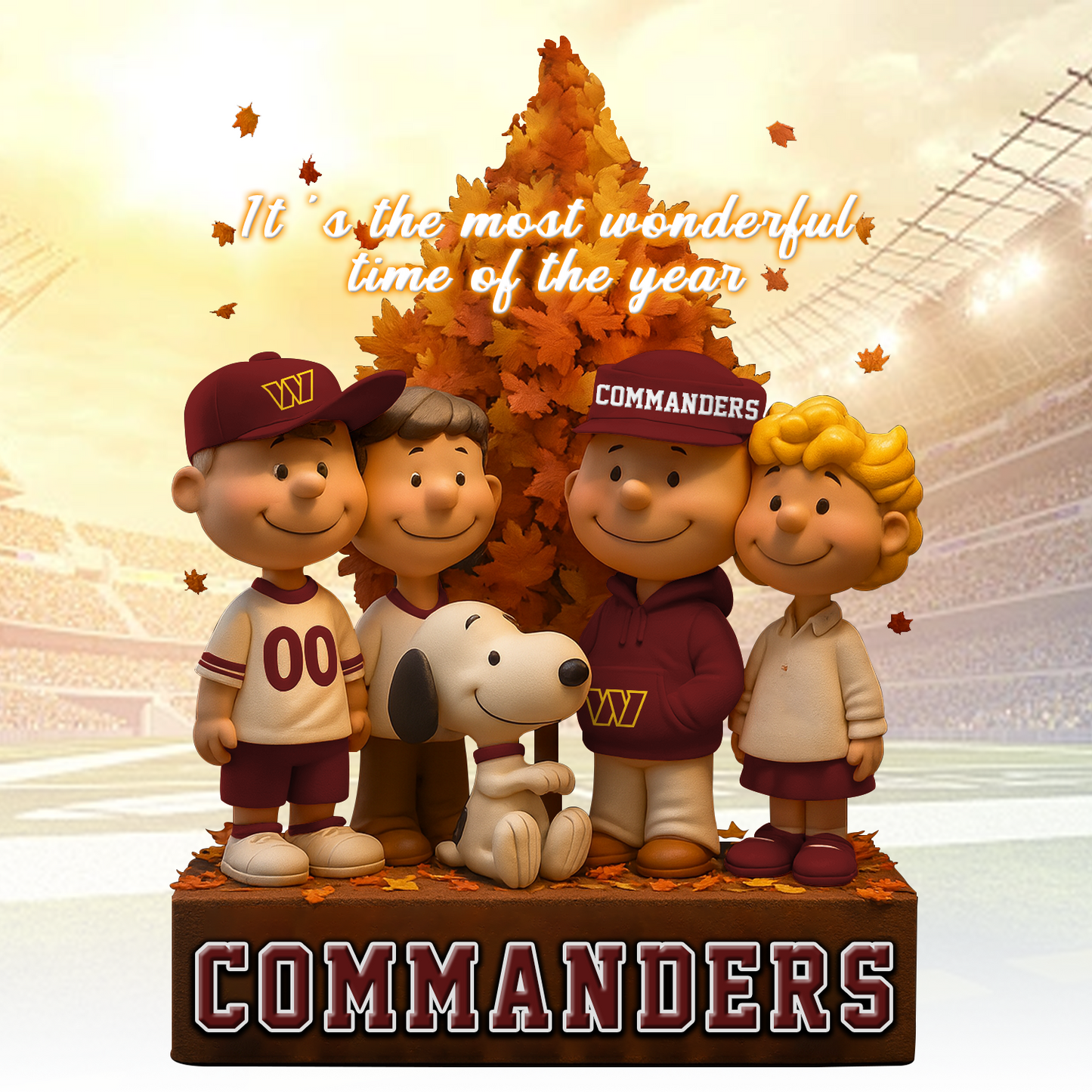 WAS x NFL Premium Acrylic Block Peanuts DATND TANTD 120825