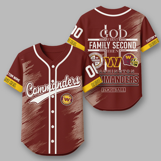 WAS x NFL Premium NFL Baseball Jersey DATND TANTD