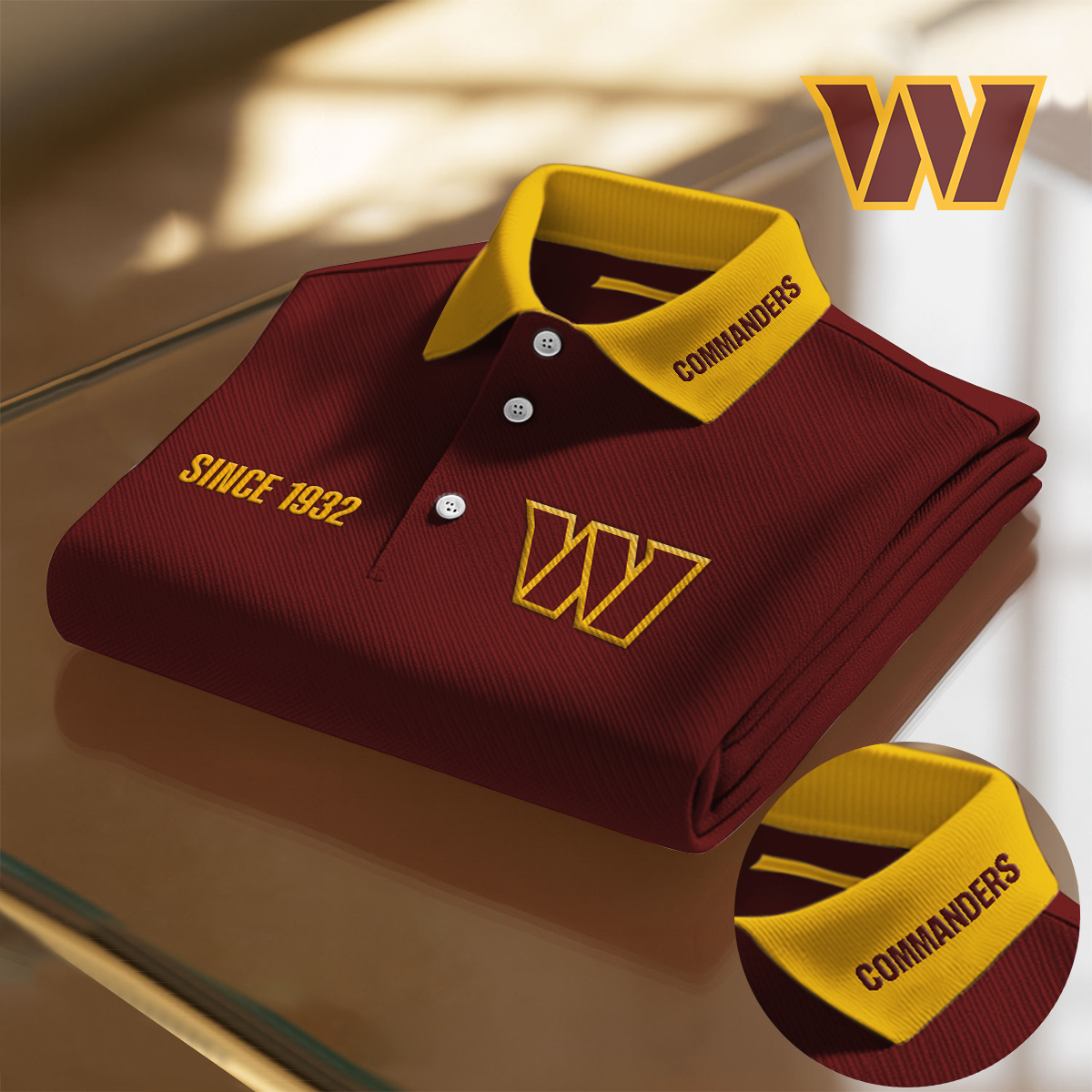 WAS x NFL Premium Polo Shirt  DatND DVT