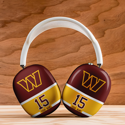 WAS x NFL Special Airpod Max Case Cover Personalized DATND TANTD