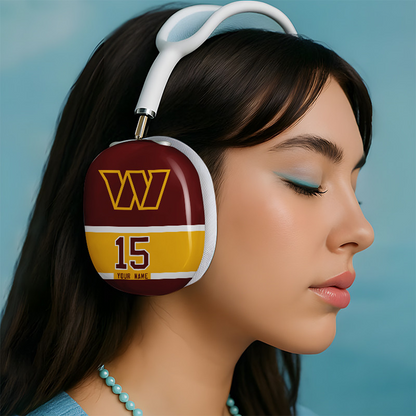 WAS x NFL Special Airpod Max Case Cover Personalized DATND TANTD