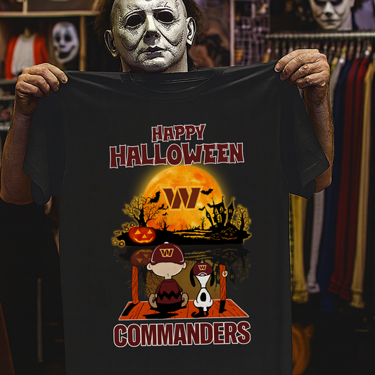 WAS X The Peanuts Snoopy And Charlie Brown Happy Halloween 2D Shirt DatND ThuongNH
