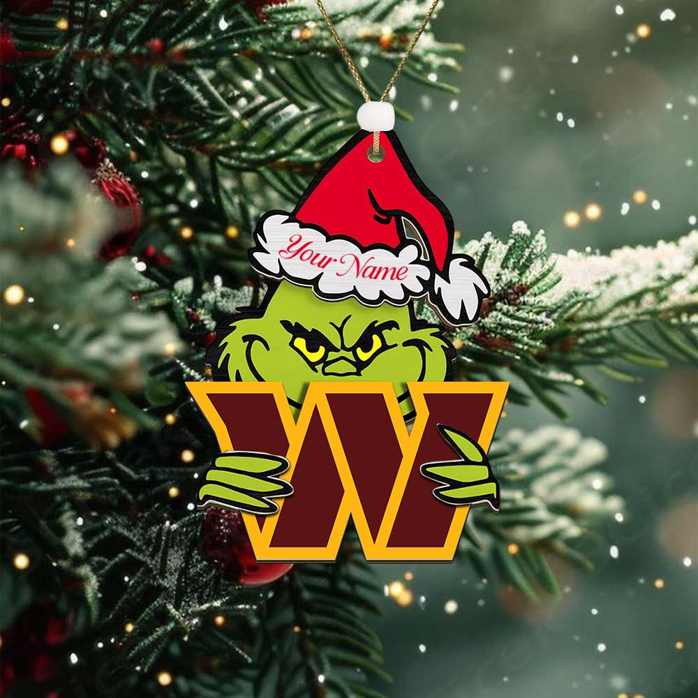 WC NFL x Grin Christmas Ornament DDT HLP