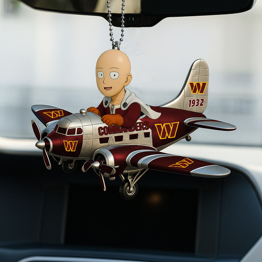 WC NFL x One-Punch Man Premium Car Hanging Ornament DDT HLP