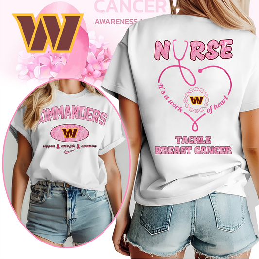 WC Nurse Tackle Breast Cancer 3D Shirt DDT CTND