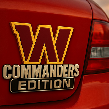 WC Premium 3D Car Name Badge DDT TTV