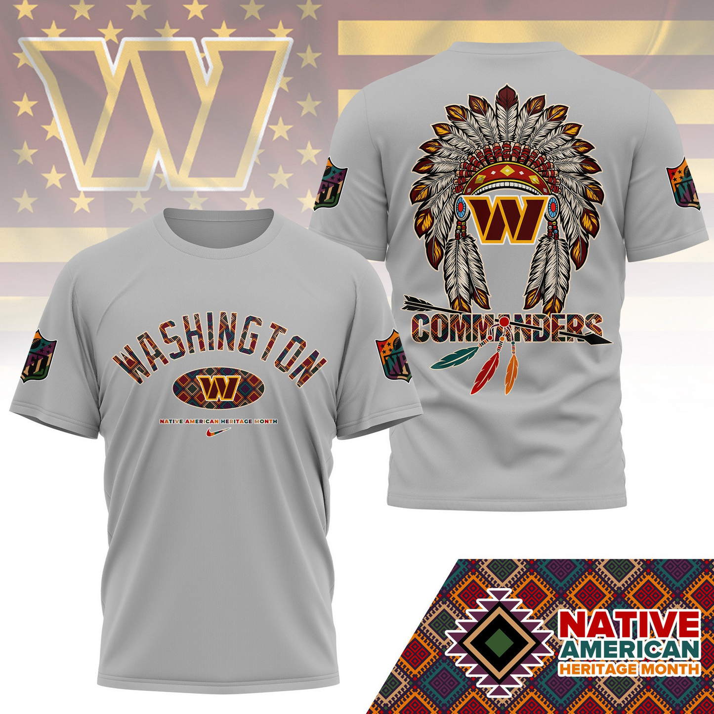 WC Premium Native American Heritage Month 3D Shirt DDT TTV
