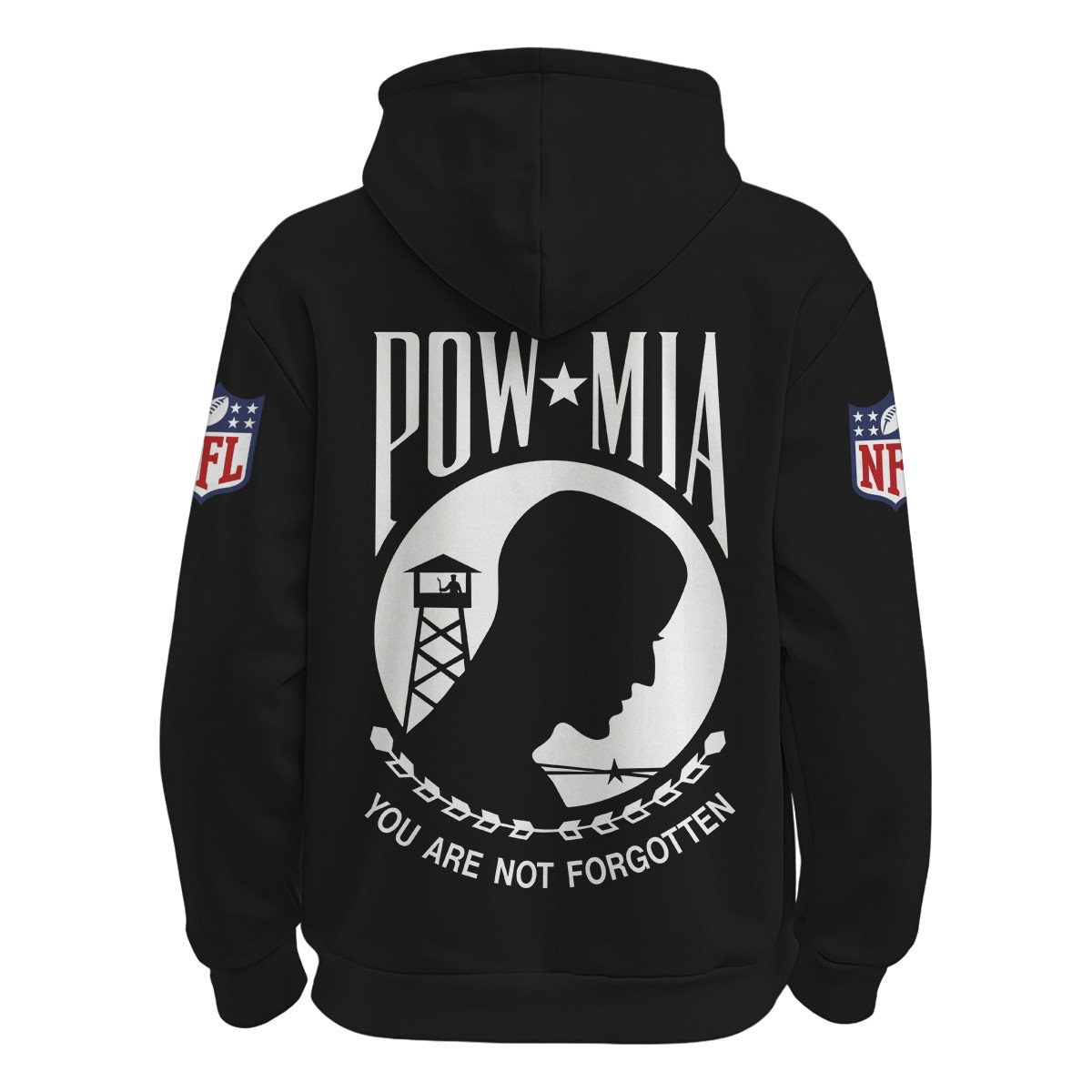 WC Premium NFL Pow Mia Hoodie DDT CTND