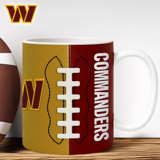 WC Premium NFL Split Color Ceramic Mug DDT HLPhuong