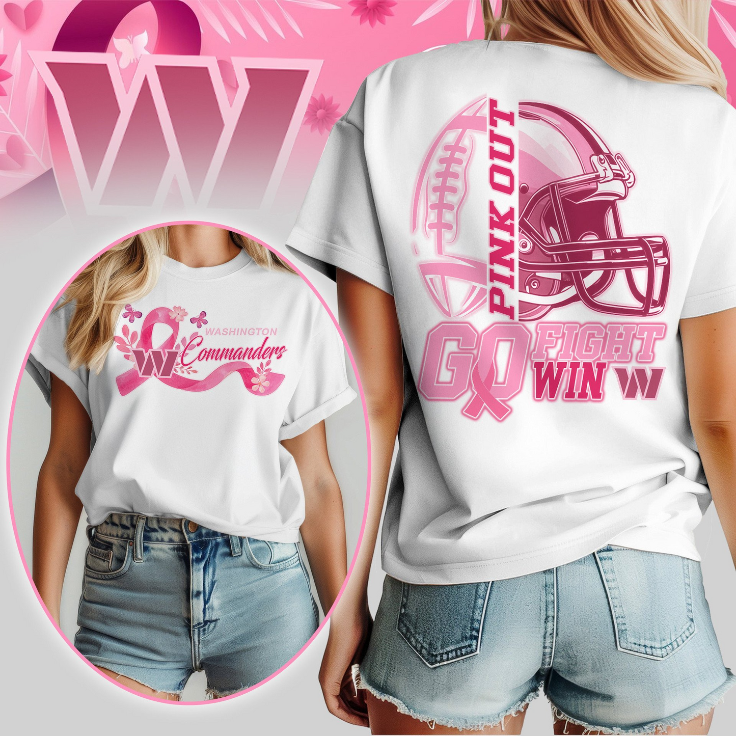 WC Premium Tackle Breast Cancer Women's Shirt DDT TTV