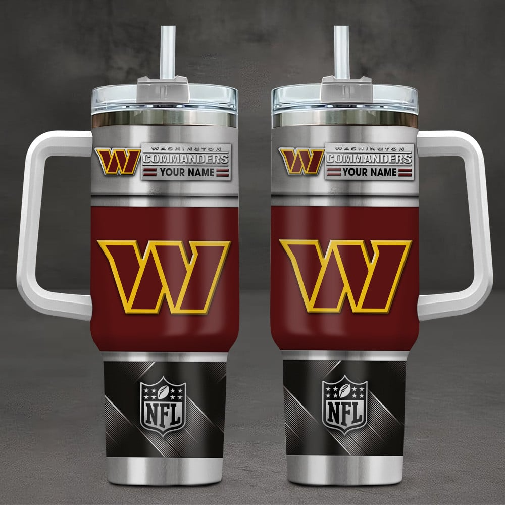 WC x NFL Stainless Steel Tumbler With Handle DDT HLPHUONG