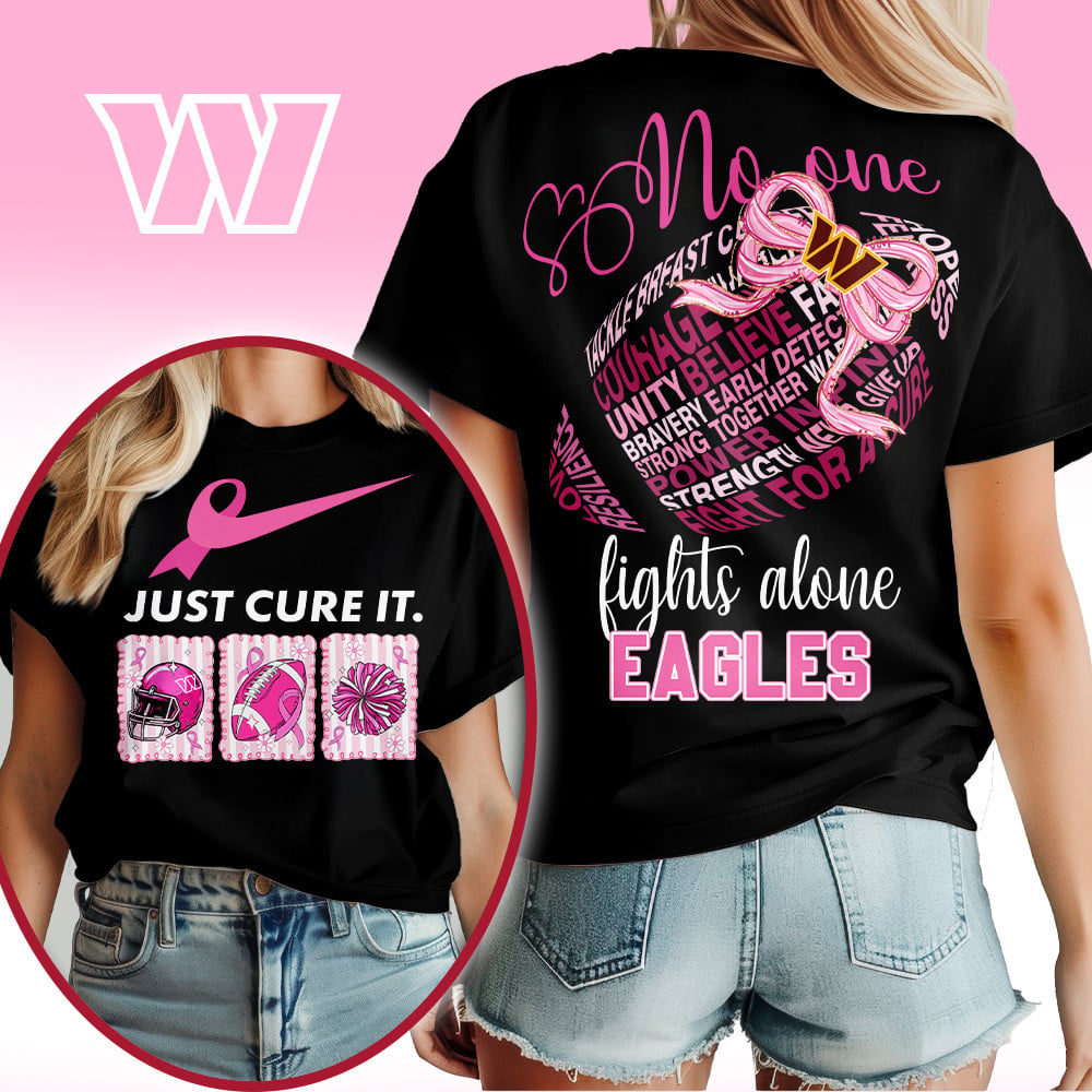 WC x Premium NFL Breast Cancer Awareness T-Shirt DDT HLP