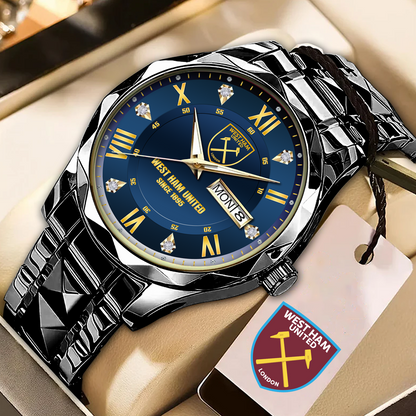 WES Alloy Luxury Quartz Watch DATND TANTD