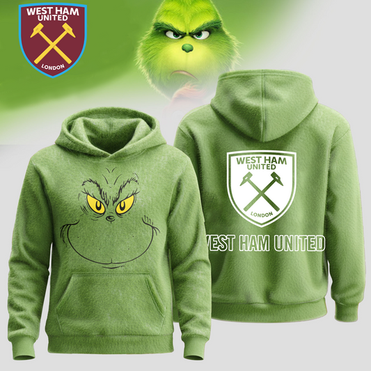 WHU Premium EPL Grinch Christmas Hoodie DDT CTND