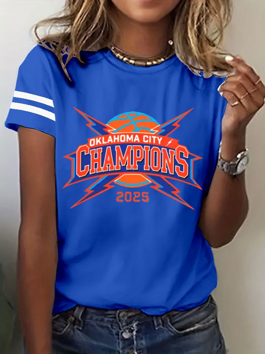 Women's Basketball Print T-shirt DDT NTL