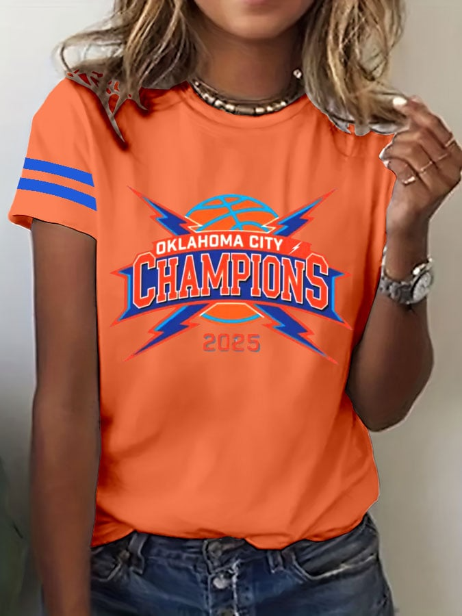 Women's Basketball Print T-shirt DDT NTL