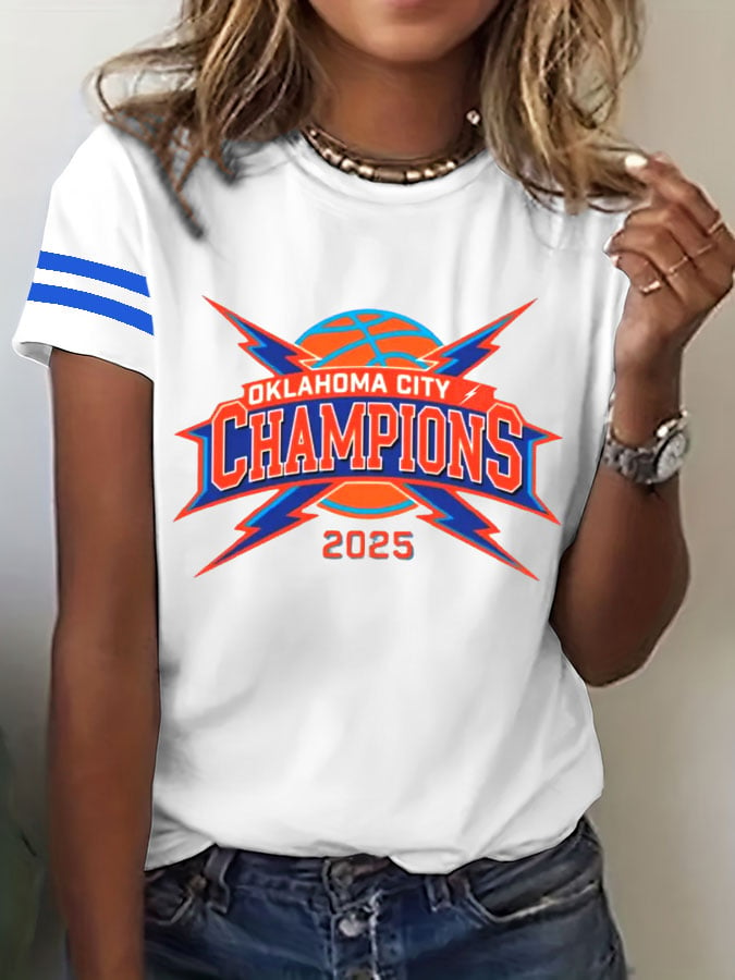 Women's Basketball Print T-shirt DDT NTL
