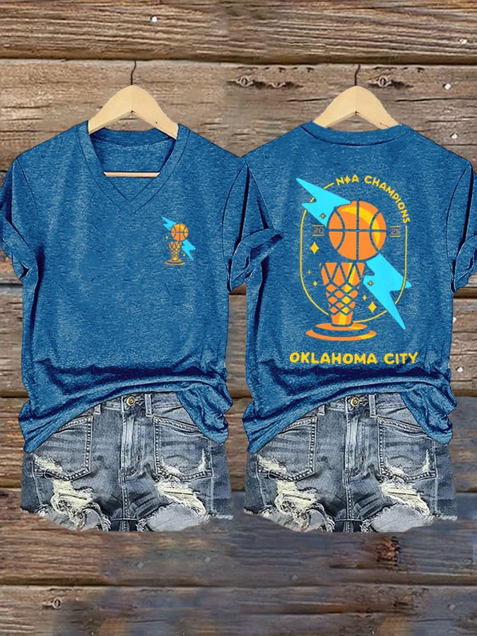 Women's Basketball Print V2 Casual T-Shirt DDT NTL