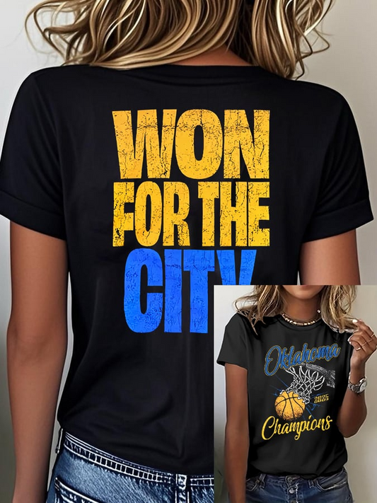 Women's Basketball Print V2 Crew Neck T-Shirt DDT NTL