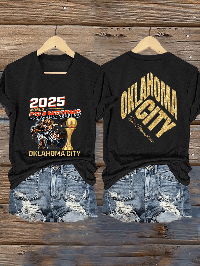 Women's Basketball Print V5 V-Neck T-Shirt DDT NTL