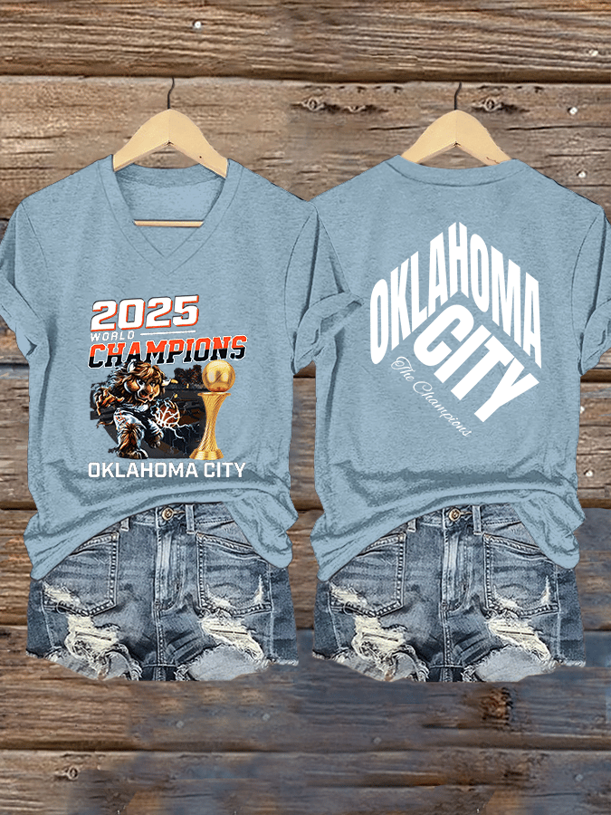 Women's Basketball Print V5 V-Neck T-Shirt DDT NTL