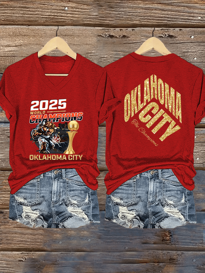 Women's Basketball Print V5 V-Neck T-Shirt DDT NTL