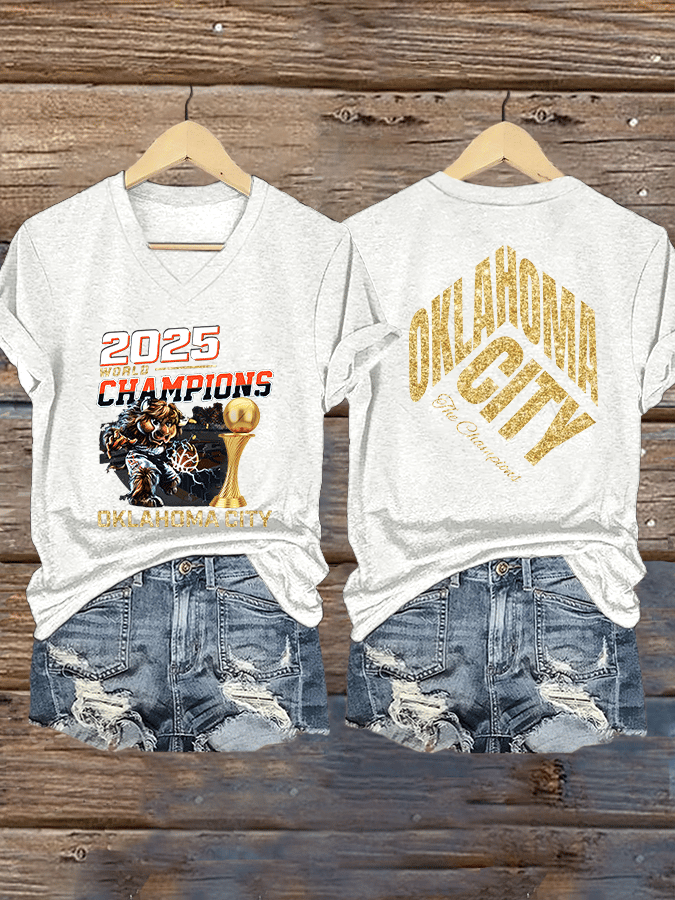 Women's Basketball Print V5 V-Neck T-Shirt DDT NTL