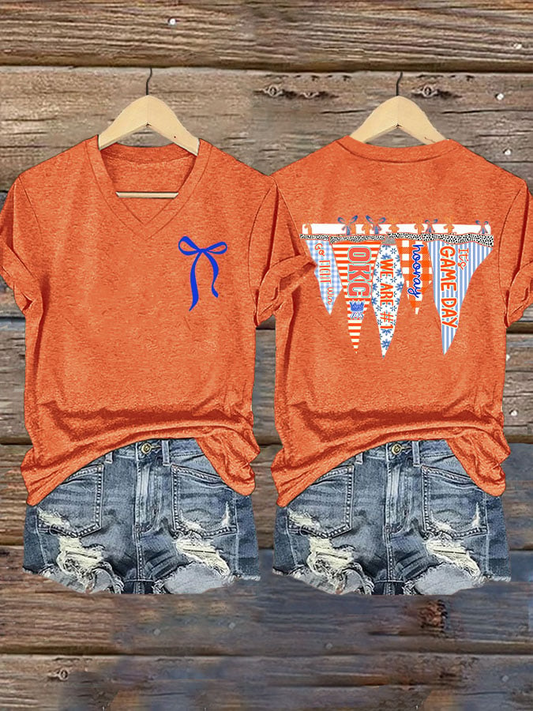 Women's We Are Champions Basketball Print T-shirt DDT NTL