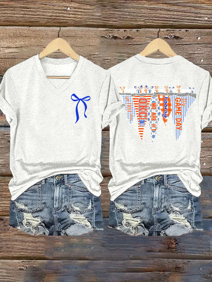 Women's We Are Champions Basketball Print T-shirt DDT NTL